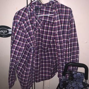 Gap Plaid button up Shirt